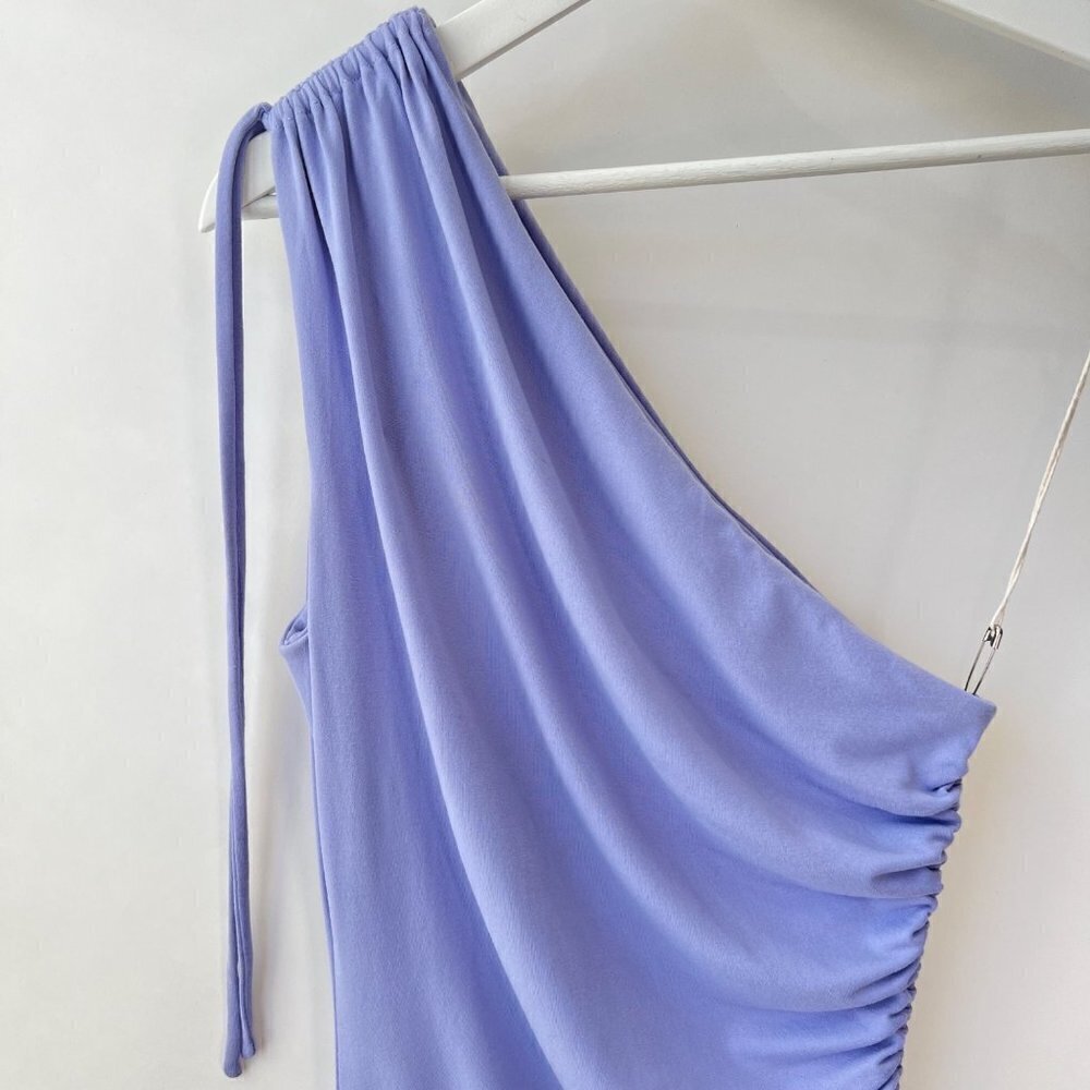 Susana Monaco Gathered Side Split One Shoulder Mi… - image 4